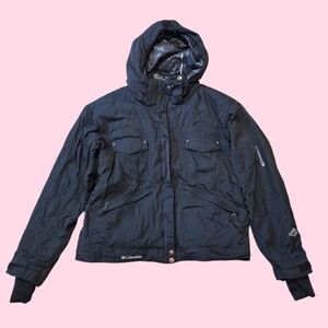 Columbia Women's Black Ski Jacket with Hood